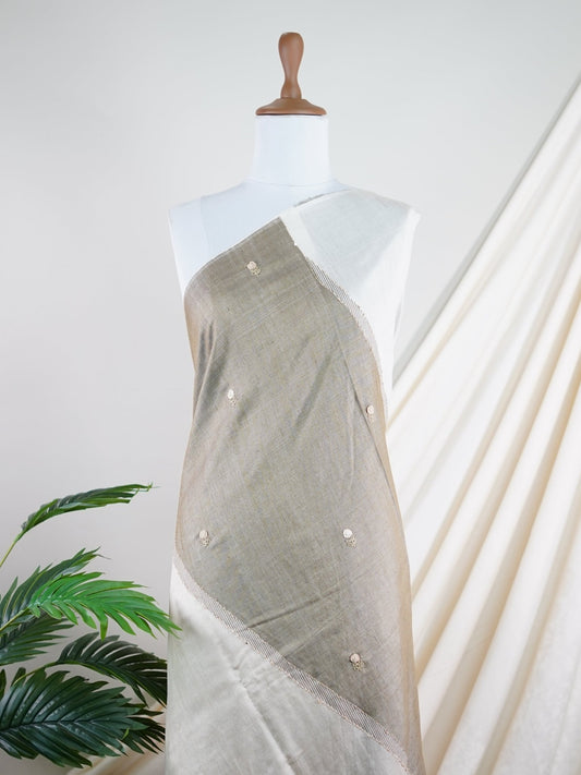 Tussar  100% Pure Tussar - Manoranjitham Weaves - Handloom Store