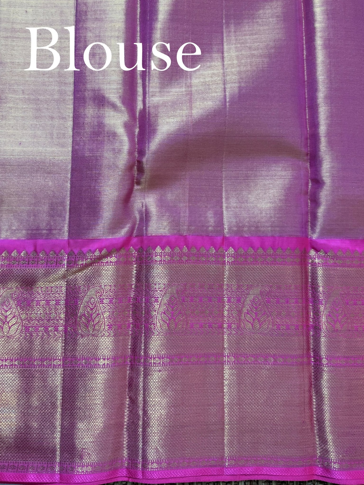 Kanchipuram Silk Turquoise 100% Pure Silk  - Manoranjitham Weaves - Handloom Store