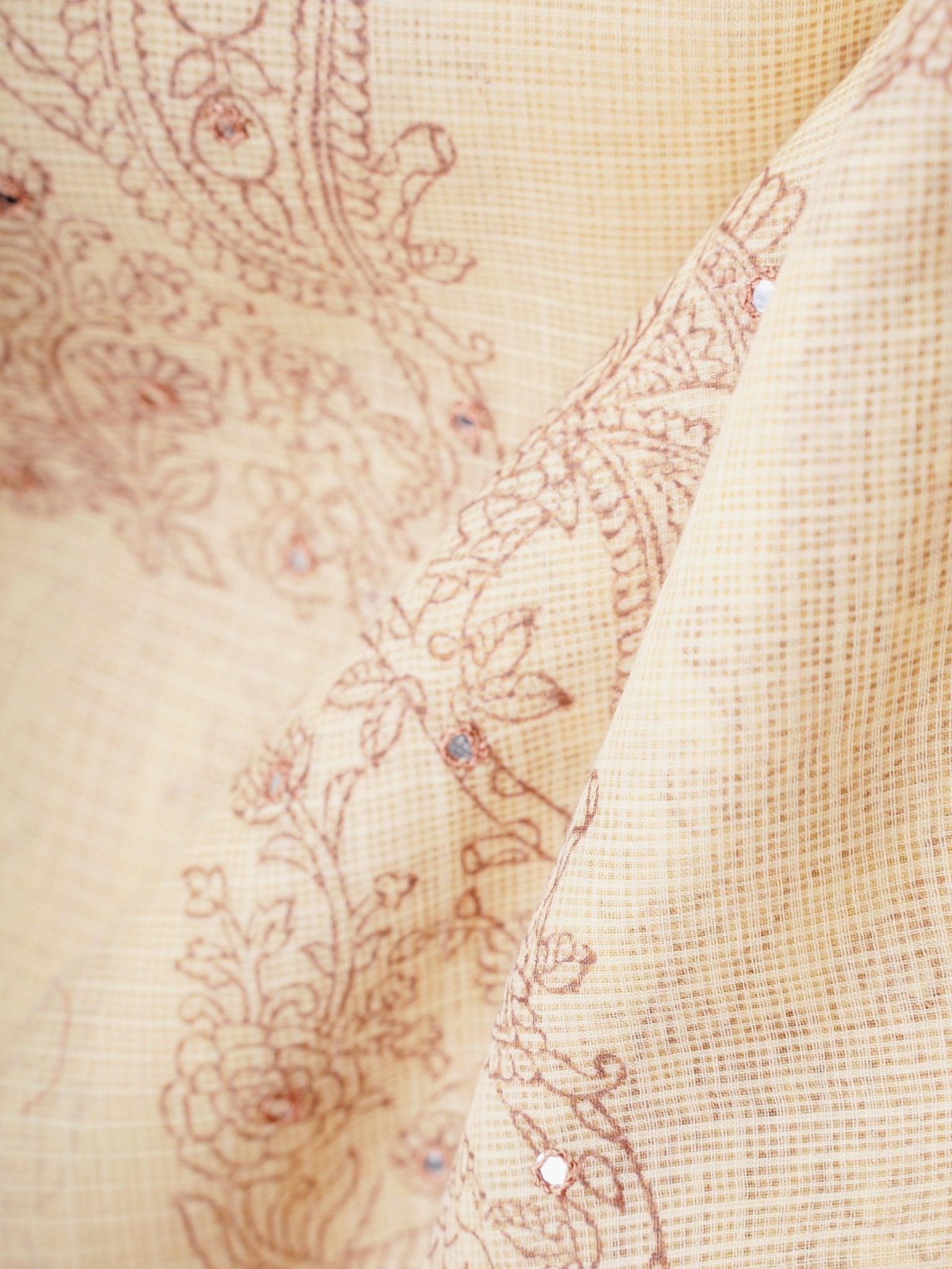 Kota Cream Kota - Manoranjitham Weaves - Handloom Store