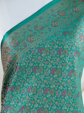 Katan This Semi Mushru saree beautifully blends silk and cotton to create a fabric that’s both luxurious and breathable. Known for its soft texture and subtle sheen, it offers the elegance of silk with the comfort of cotton. Perfect for festive occasions and day-long events, Semi Mushru drapes effortlessly while keeping you cool and stylish. Kalavathi - Manoranjitham Weaves - Handloom Store