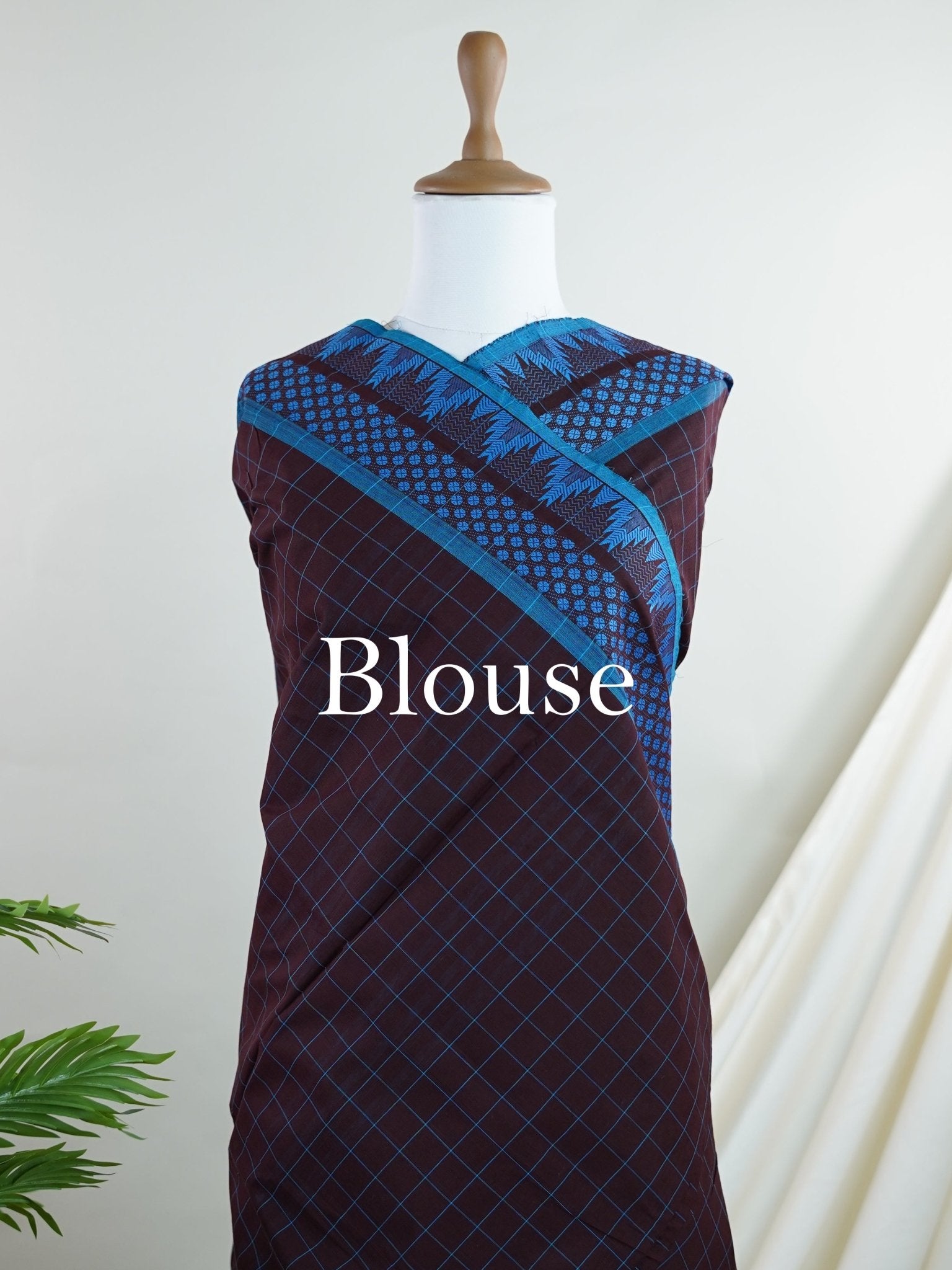 Kanchipuram Cottons Maroon 100% Pure Cotton - Manoranjitham Weaves - Handloom Store