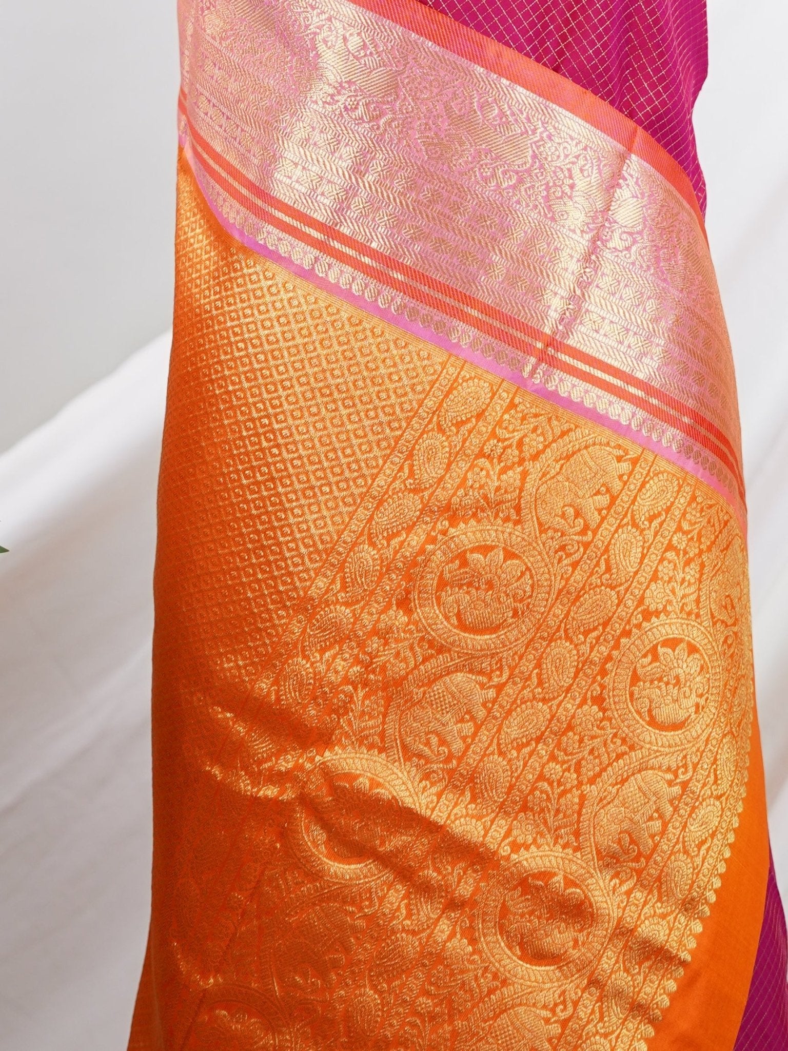 Venkatagiri Silk  100% Pure Silk  - Manoranjitham Weaves - Handloom Store