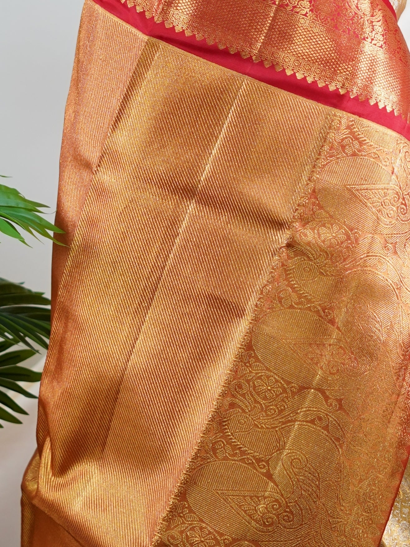Kanchipuram Silk  100% Pure Silk  - Manoranjitham Weaves - Handloom Store