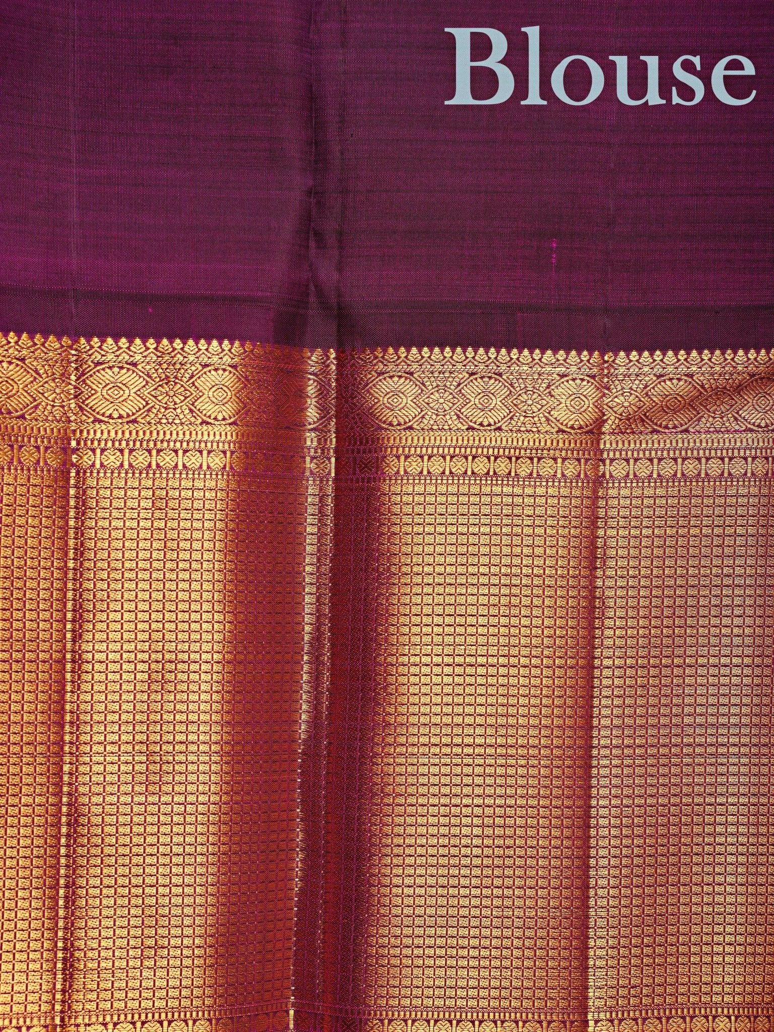 Kanchipuram Silk Pista Green 100% Pure Silk  - Manoranjitham Weaves - Handloom Store