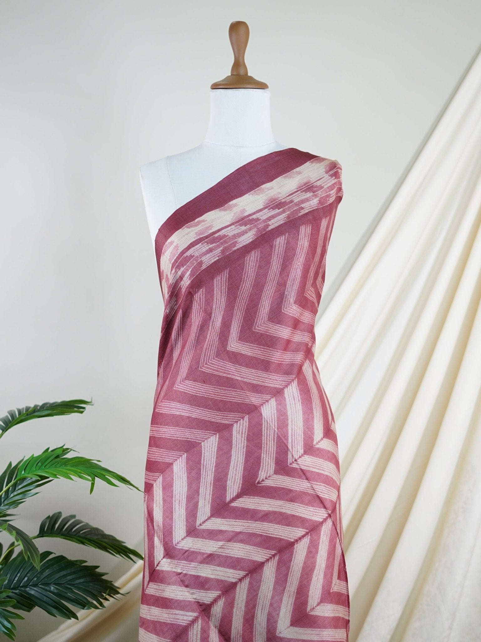 Tussar  100% Pure Tussar - Manoranjitham Weaves - Handloom Store