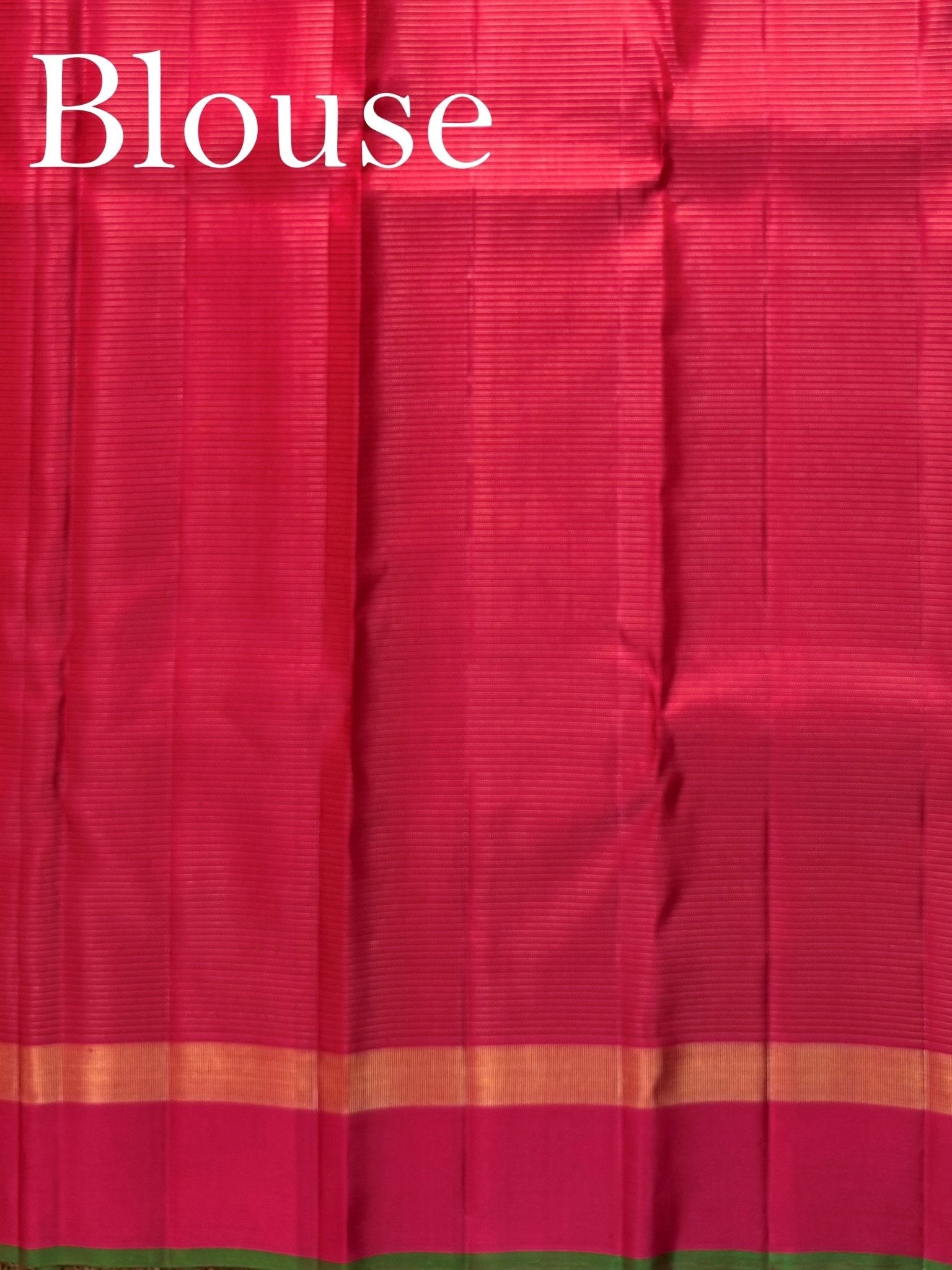 Kanchipuram Silk Red 100% Pure Silk  - Manoranjitham Weaves - Handloom Store