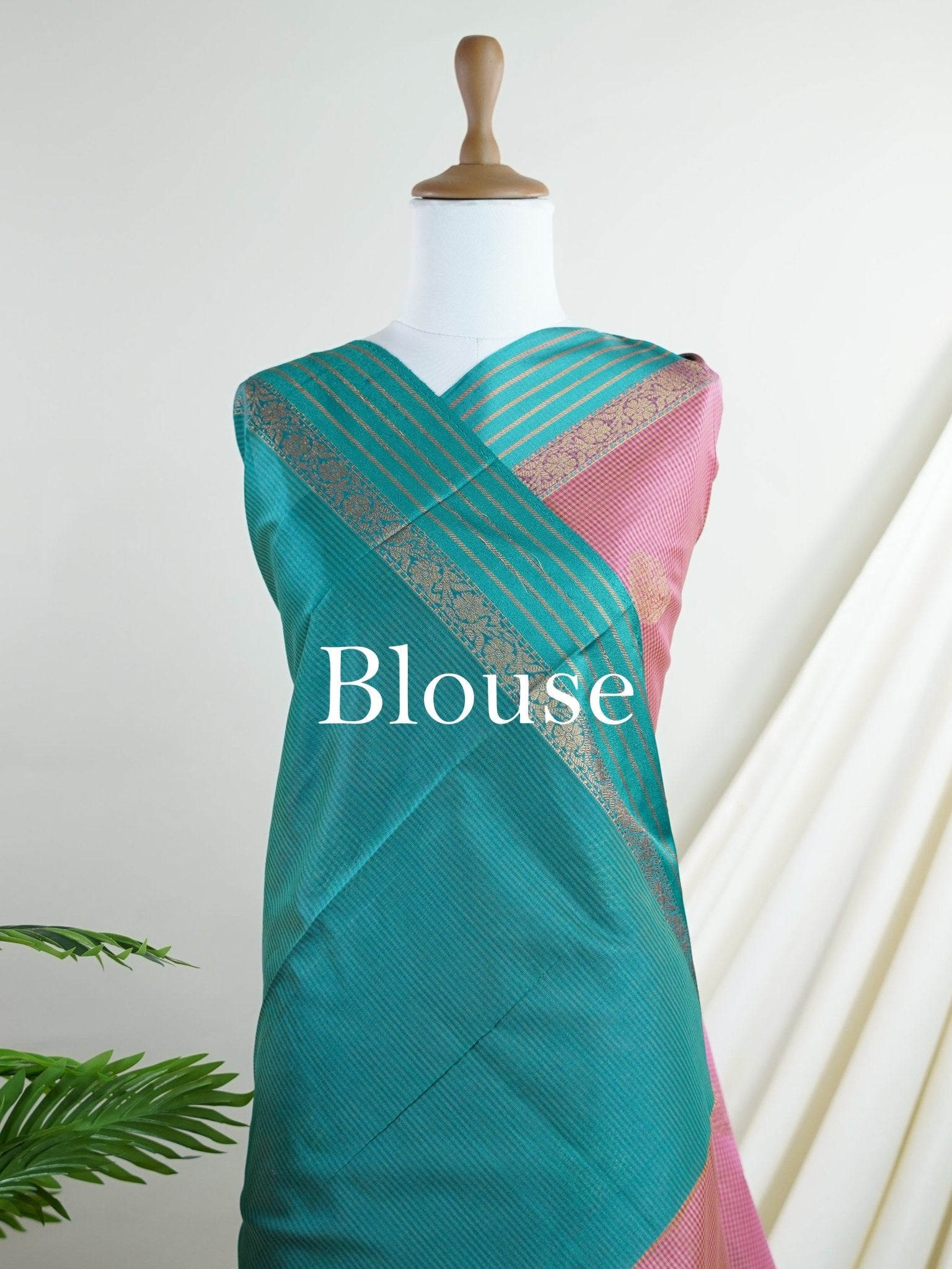 Chanderi Raspberry Kota - Manoranjitham Weaves - Handloom Store