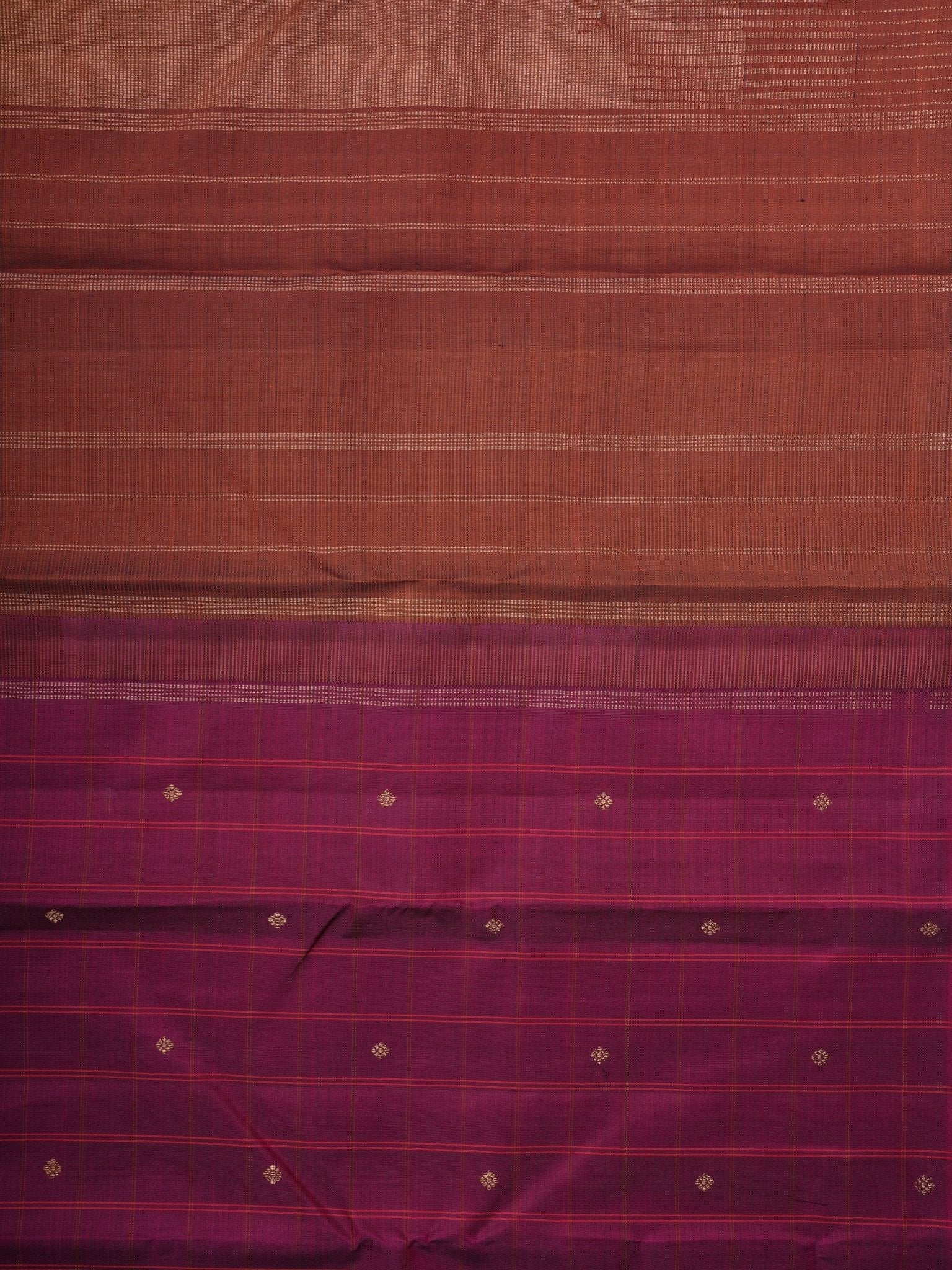 Kanchipuram Silk Magentanta Pink 100% Pure Silk  - Manoranjitham Weaves - Handloom Store