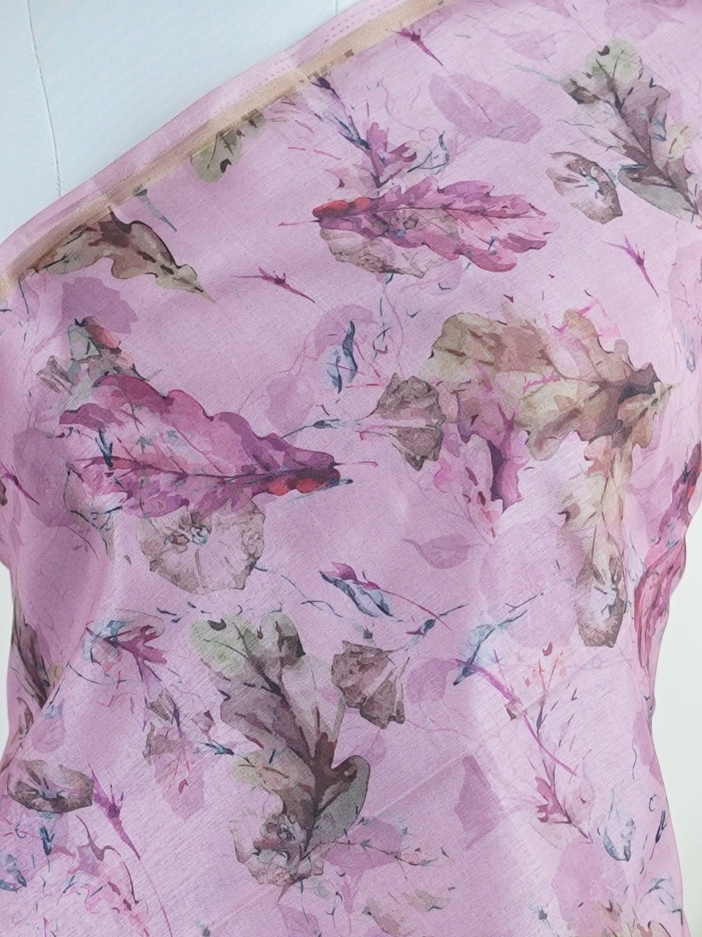 Katan Cream Semi Silk - Manoranjitham Weaves - Handloom Store