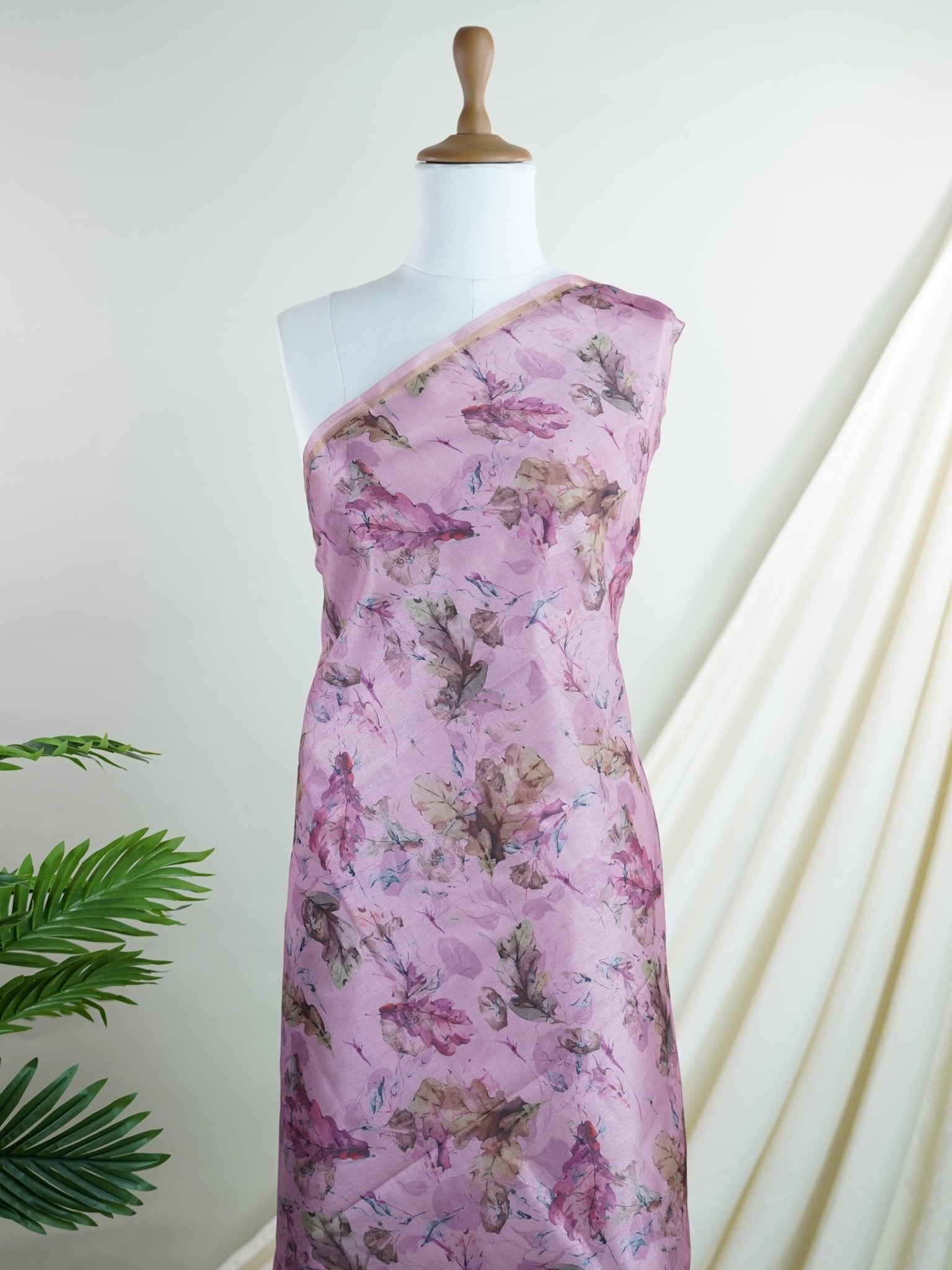 Katan Cream Semi Silk - Manoranjitham Weaves - Handloom Store