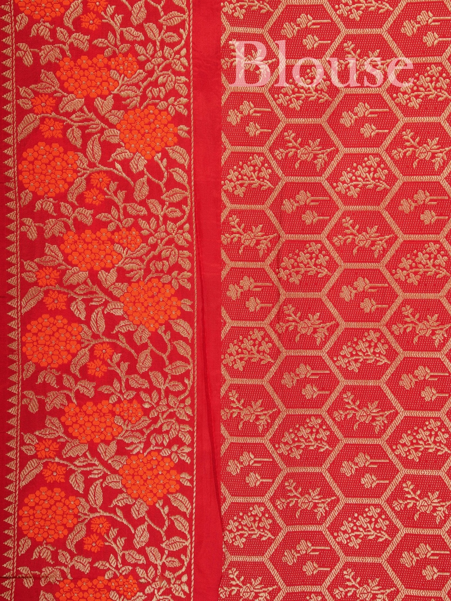 Katan Hot Pink 100% Pure Katan Silk - Manoranjitham Weaves - Handloom Store