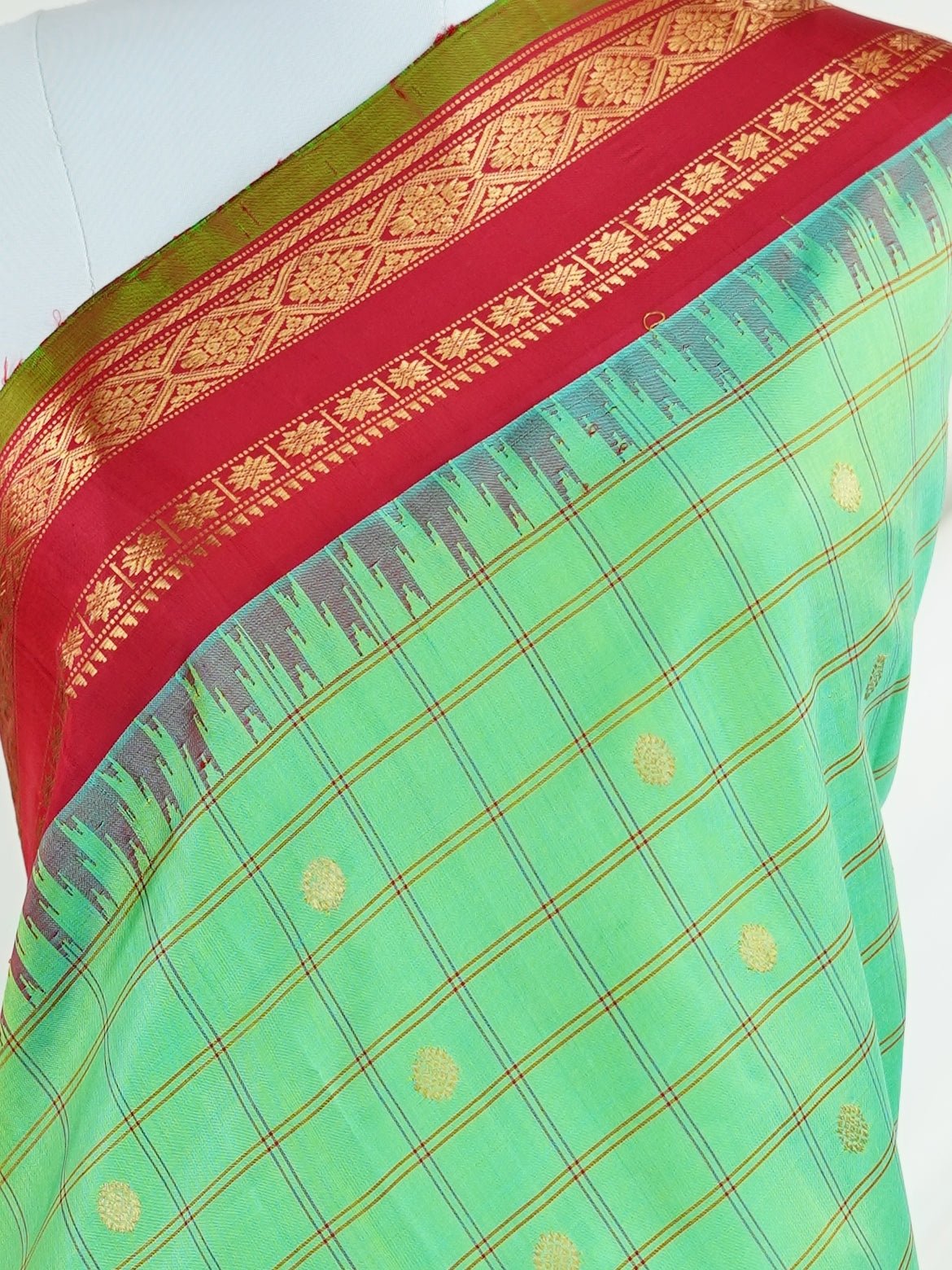 Gadwal Silk  100% Pure Silk  - Manoranjitham Weaves - Handloom Store