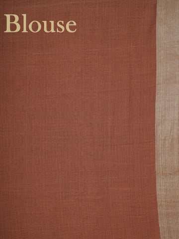 Handspun Cotton This Handpsun Cotton silk saree, adorned in Tan Cream and detailed with nan weaving, reflects the grandeur of Gujarat. The timeless Handwork motifs enhance its bridal charm. A perfect blend of luxury and tradition, it is designed for those who appreciate fine craftsmanship. Madhukaunsa - Handloom Cotton Saree | Zari Border | Traditional - Manoranjitham Weaves - Handloom Store
