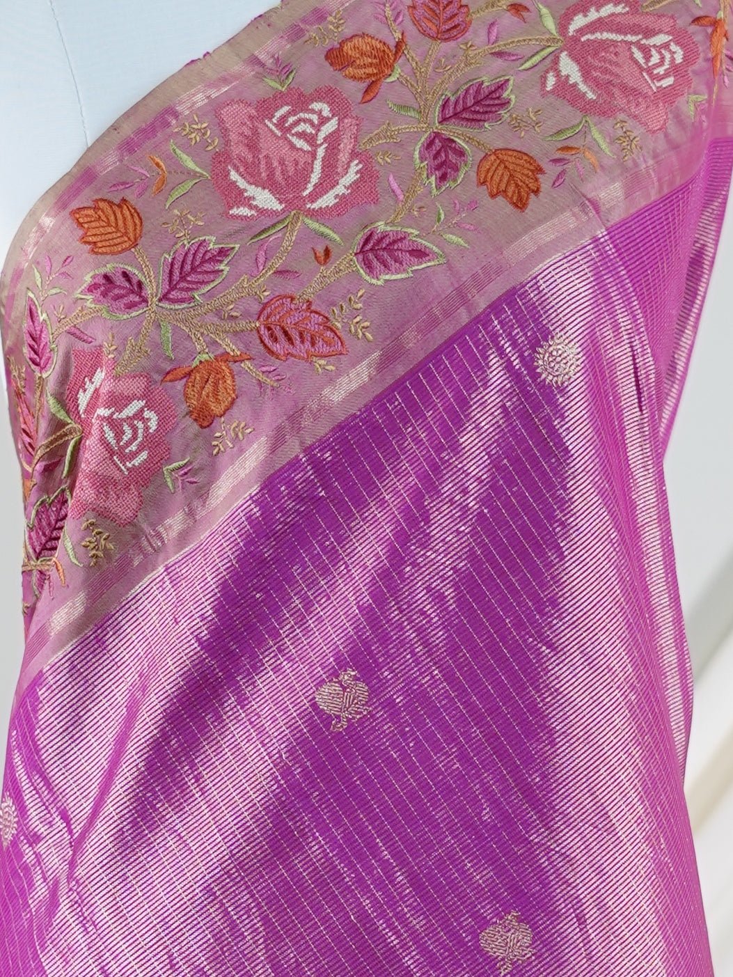 Kanchipuram Silk  100% Pure Silk  - Manoranjitham Weaves - Handloom Store