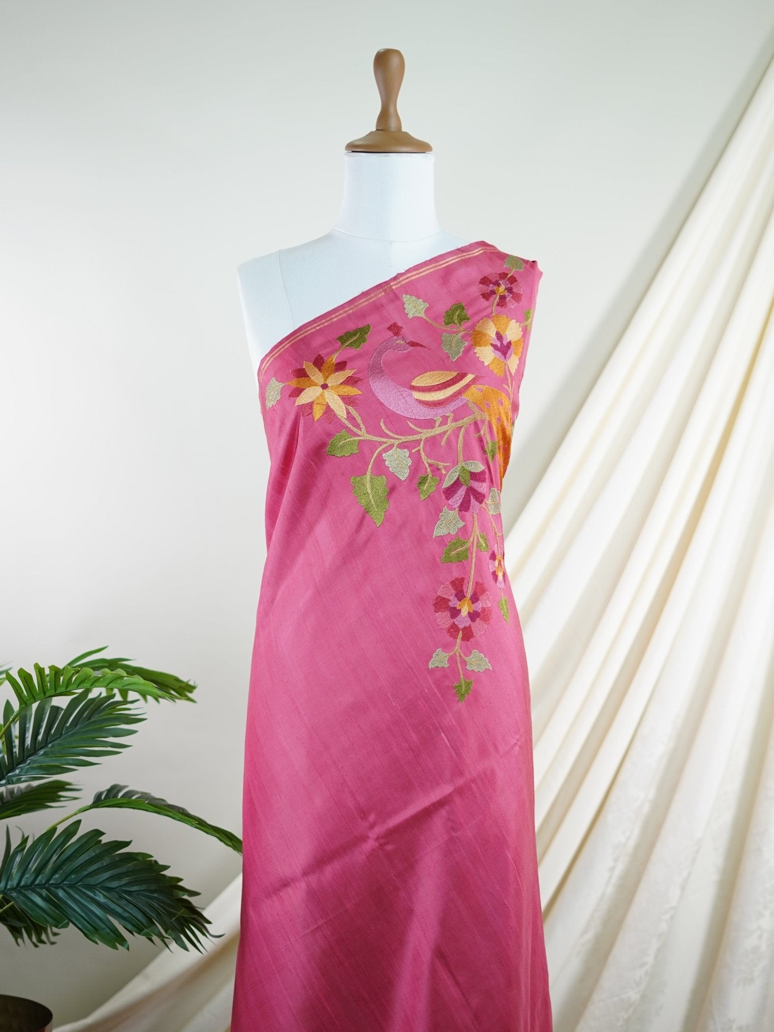 Tussar  100% Pure Silk  - Manoranjitham Weaves - Handloom Store