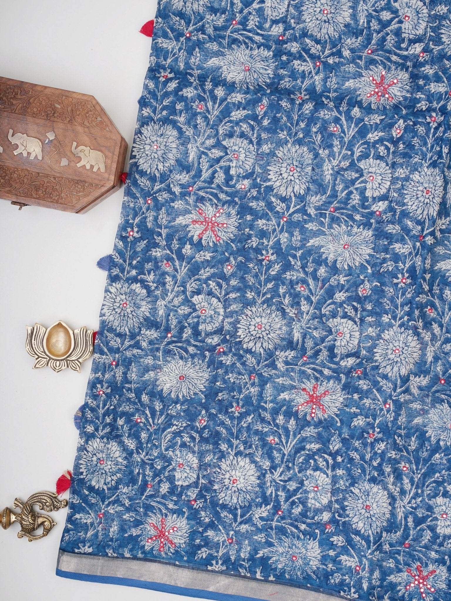 Kota Blue Kota - Manoranjitham Weaves - Handloom Store