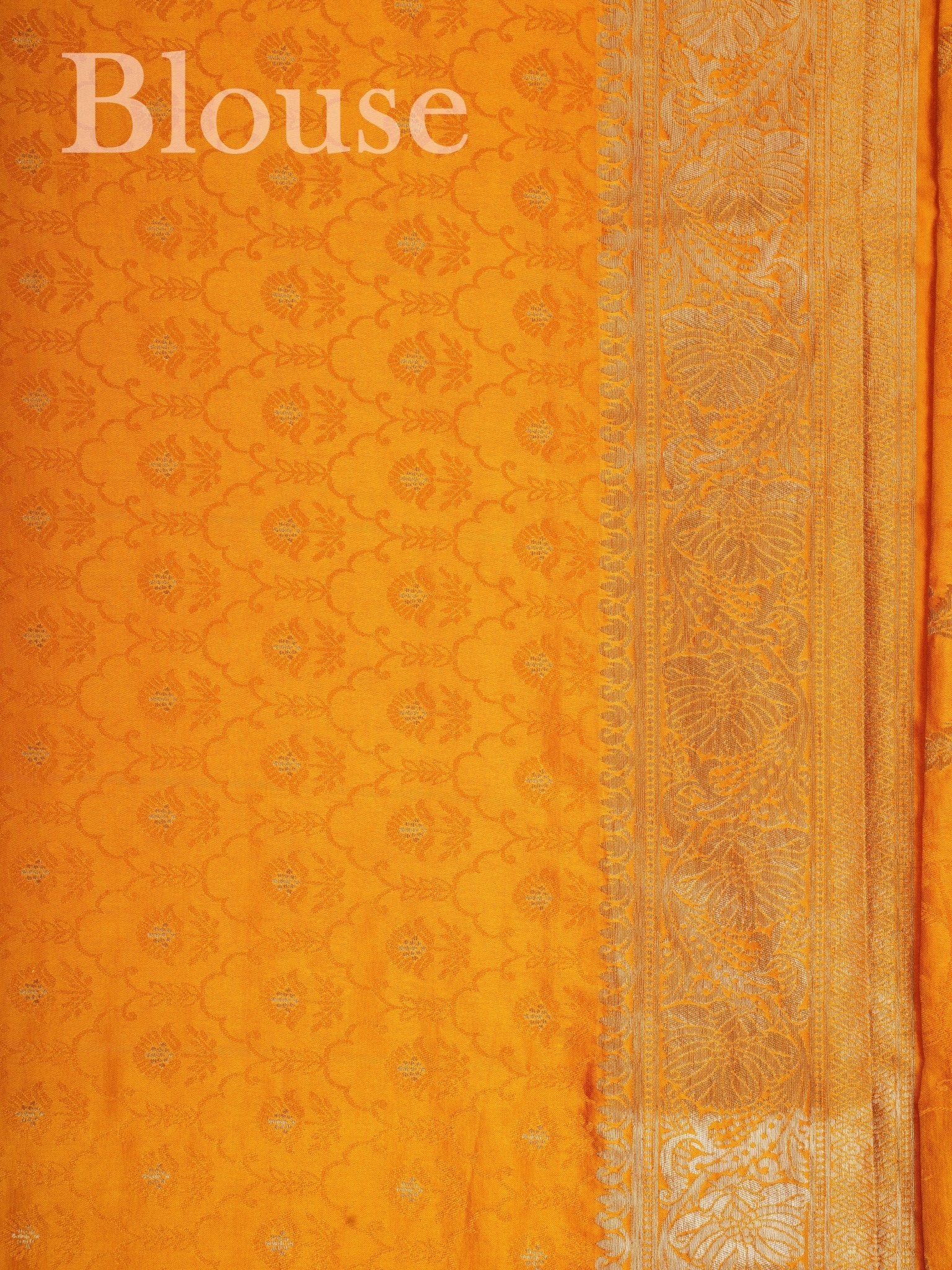 Mushru Mustard Semi Mushru - Manoranjitham Weaves - Handloom Store