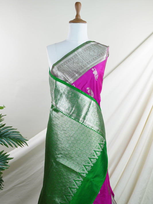 Venkatagiri Silk  100% Pure Silk  - Manoranjitham Weaves - Handloom Store