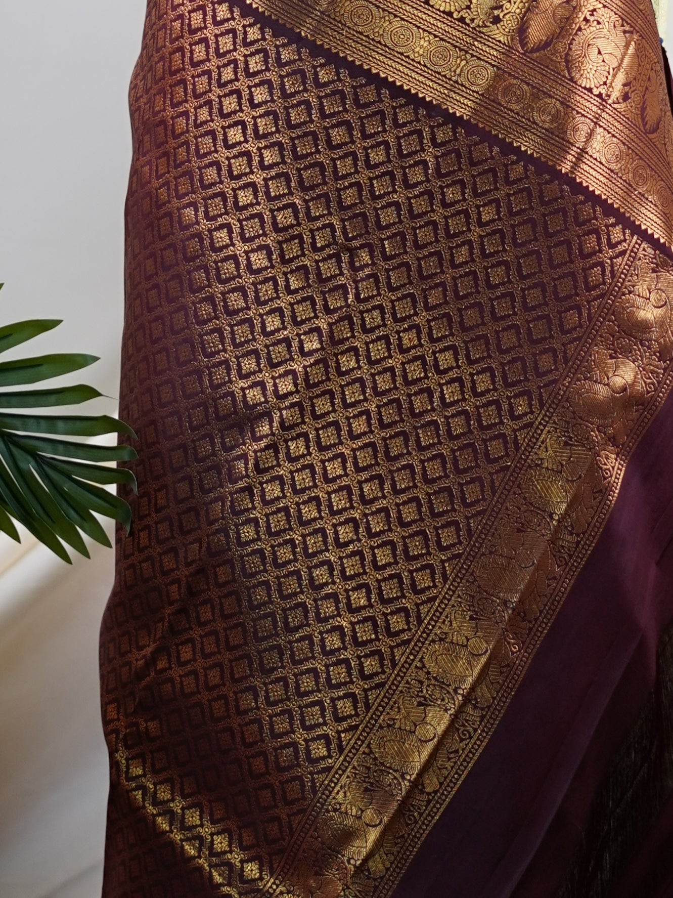 Kanchipuram Silk Pista Green 100% Pure Silk  - Manoranjitham Weaves - Handloom Store