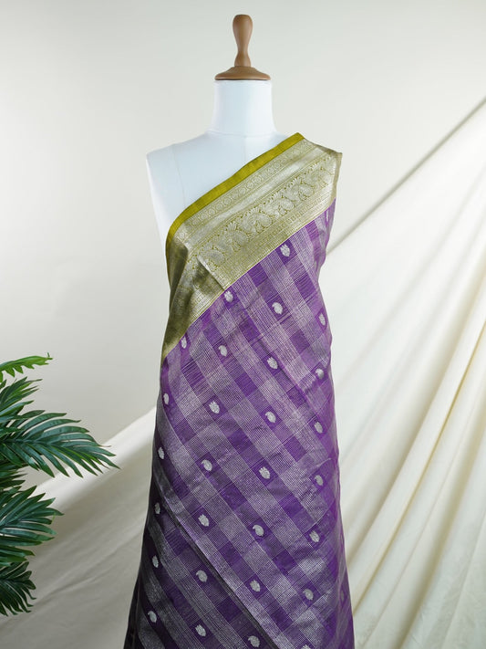 Venkatagiri Silk  100% Pure Silk  - Manoranjitham Weaves - Handloom Store