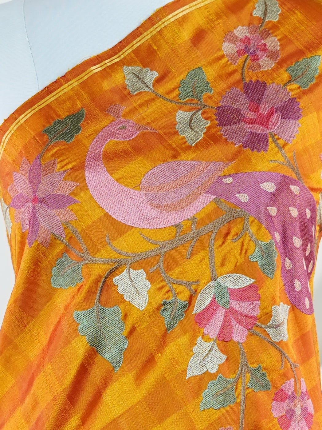 Tussar  100% Pure Silk  - Manoranjitham Weaves - Handloom Store