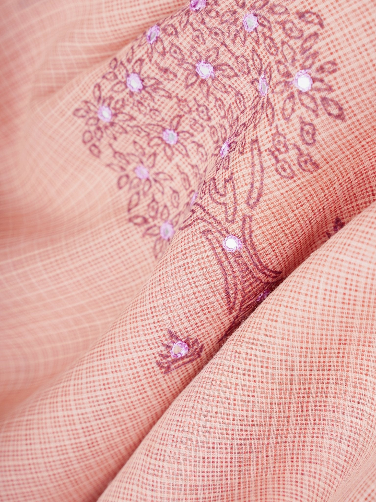 Kota Peach Kota - Manoranjitham Weaves - Handloom Store