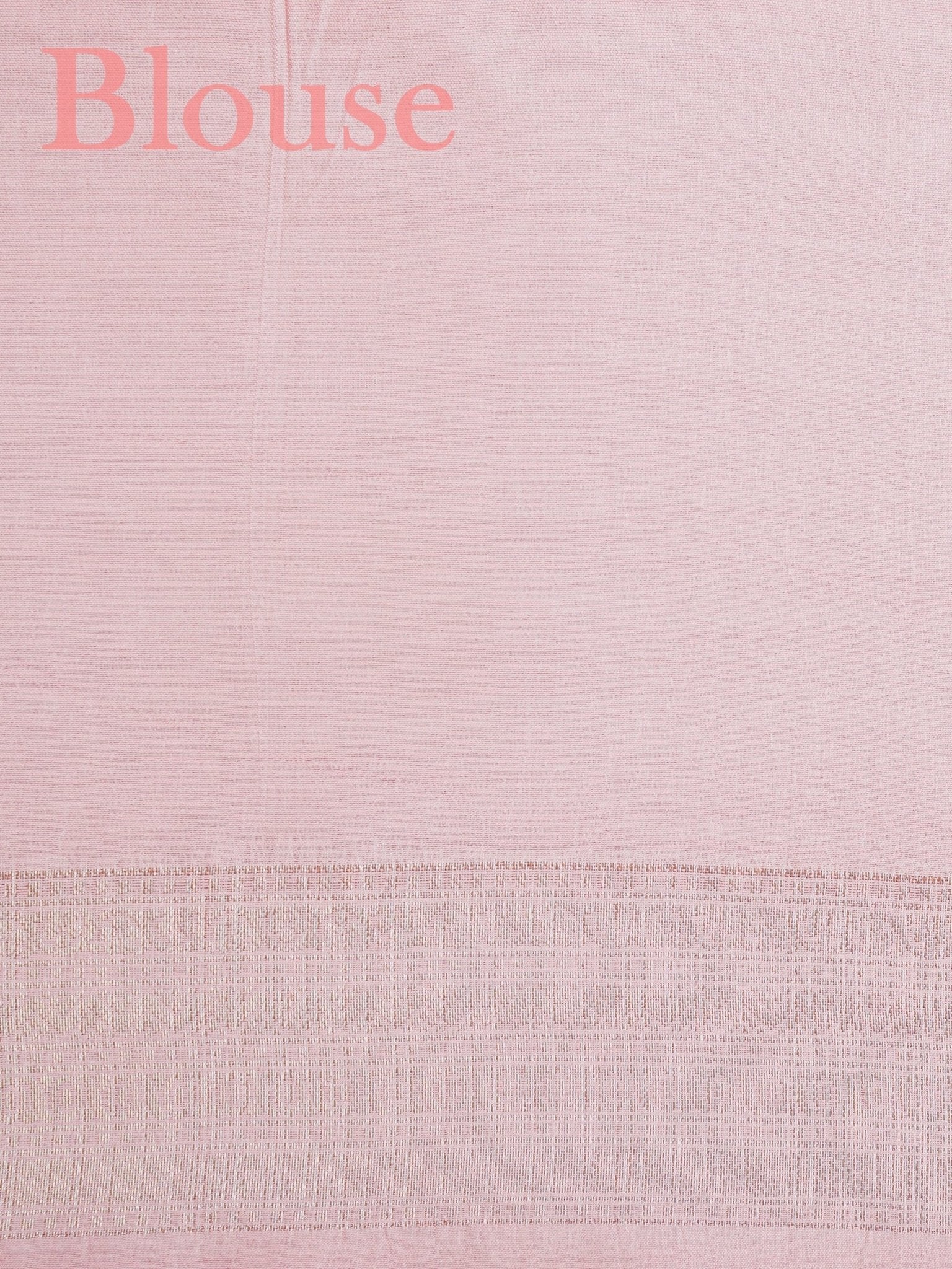 Chiniya Silk Peach 100% Pure Katan Soft Silk - Manoranjitham Weaves - Handloom Store