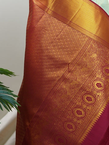 Kanchipuram Silk Beautiful bridal Kanjivaram  Prabhavathi - Manoranjitham Weaves - Handloom Store