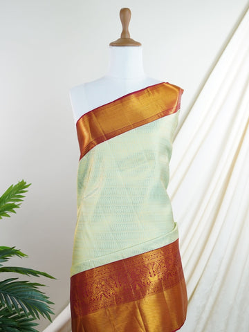 Kanchipuram Silk Beautiful bridal Kanjivaram  Prabhavathi - Manoranjitham Weaves - Handloom Store