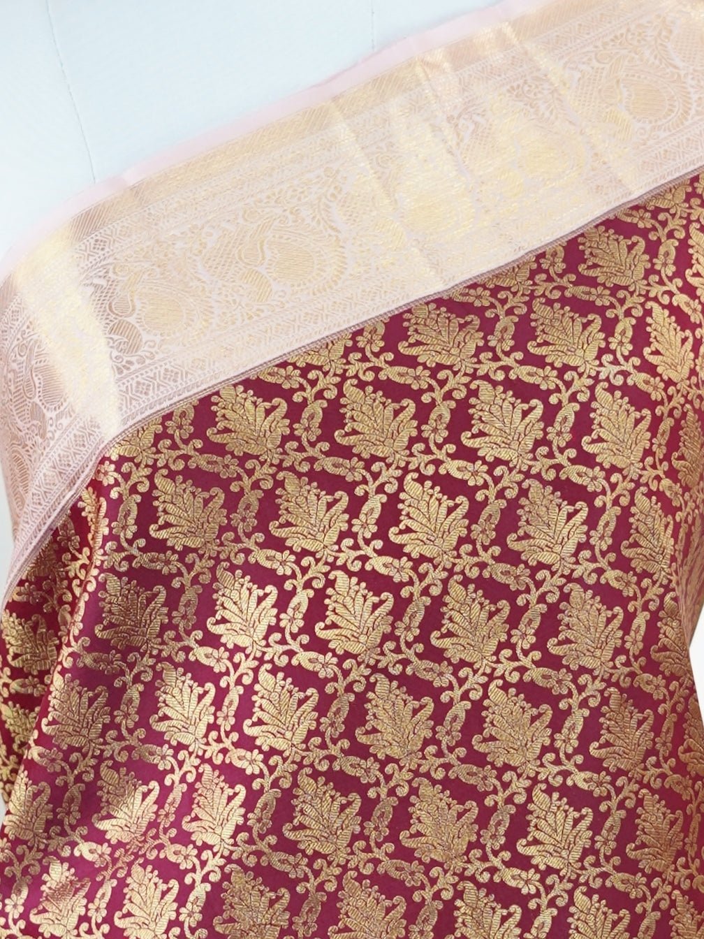 Kanchipuram Silk  100% Pure Silk  - Manoranjitham Weaves - Handloom Store