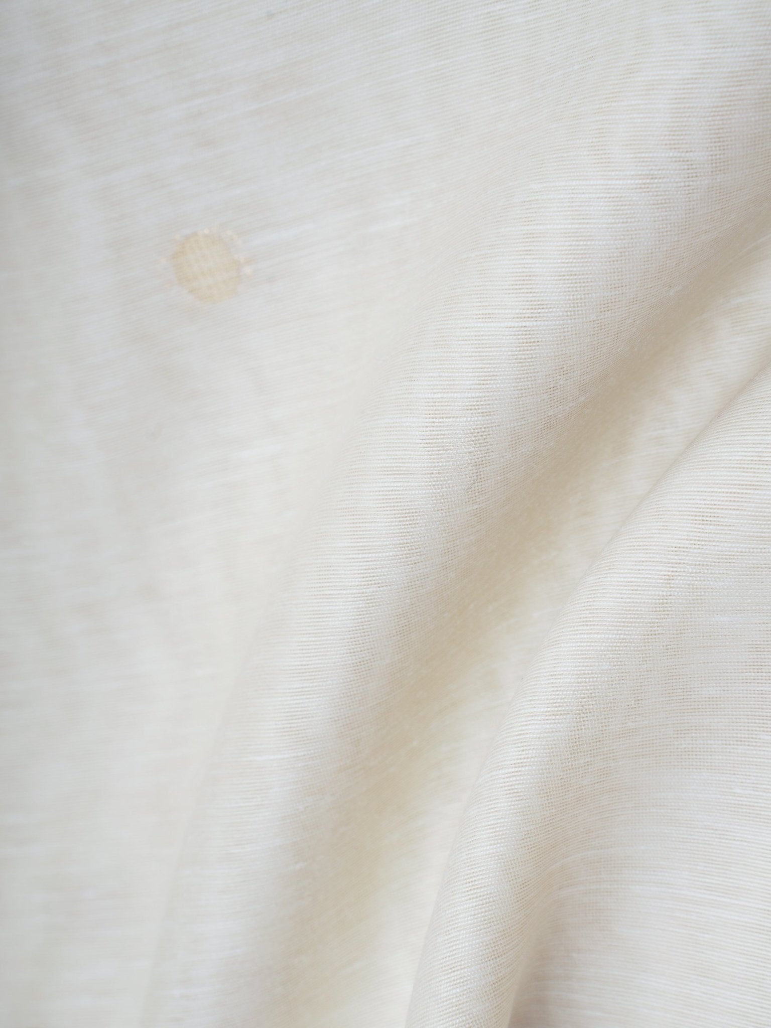 Cotton Cream Linen Cotton - Manoranjitham Weaves - Handloom Store