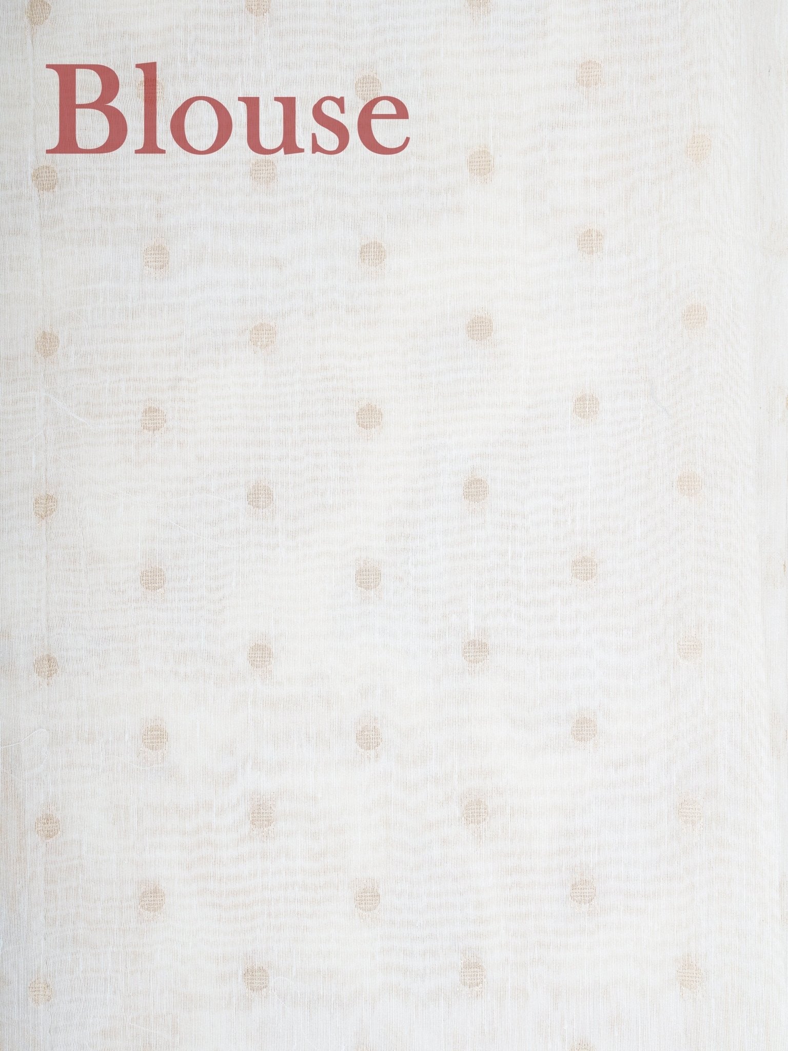 Cotton Cream Linen Cotton - Manoranjitham Weaves - Handloom Store