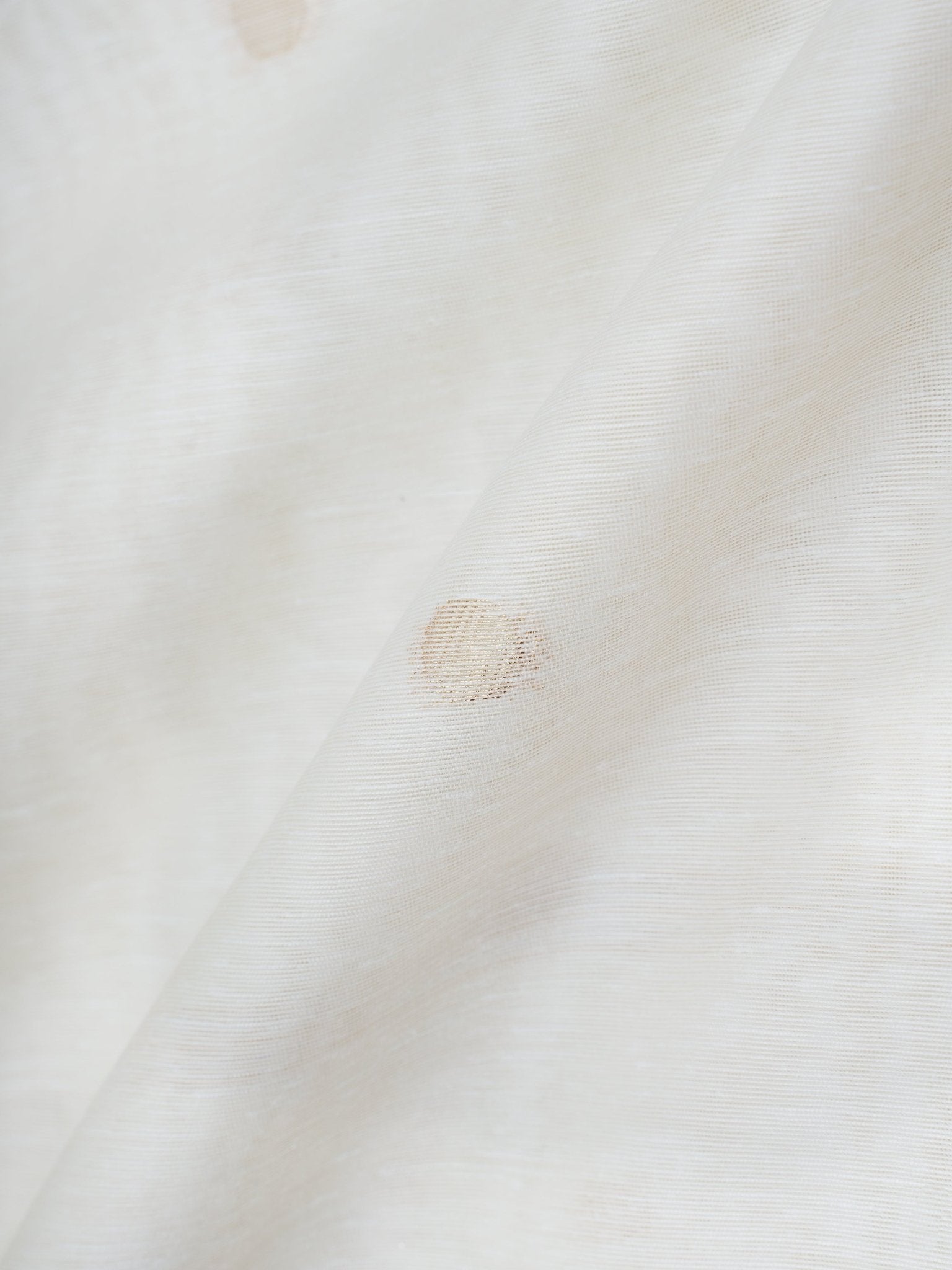 Cotton Cream Linen Cotton - Manoranjitham Weaves - Handloom Store