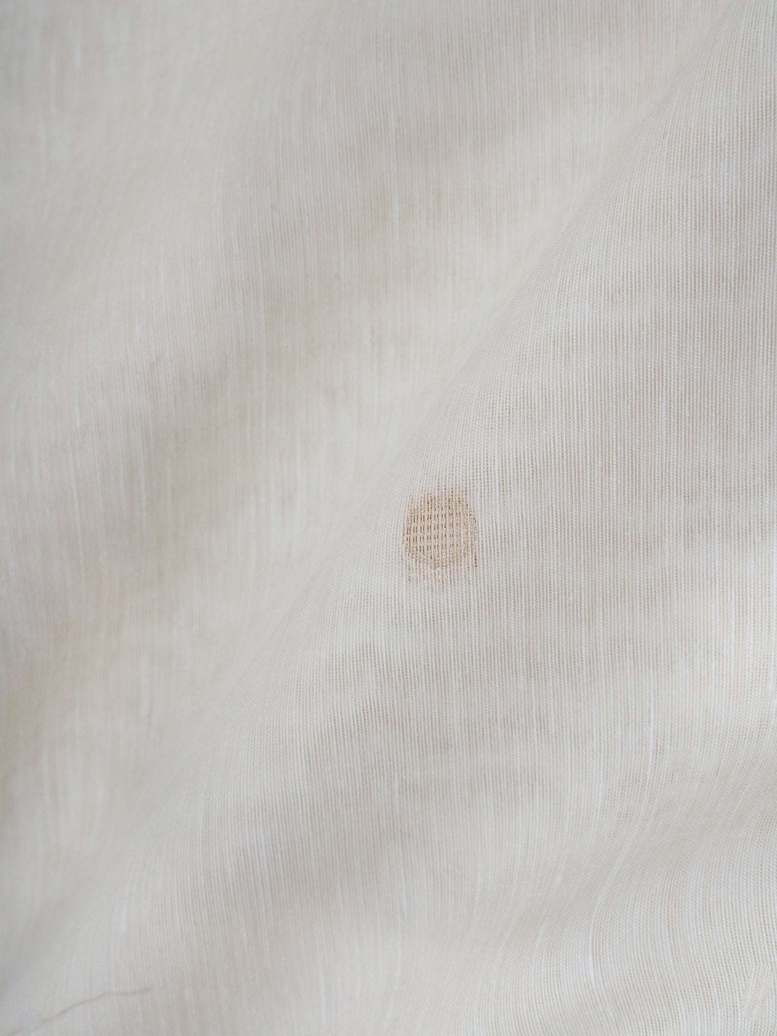 Cotton Cream Linen Cotton - Manoranjitham Weaves - Handloom Store