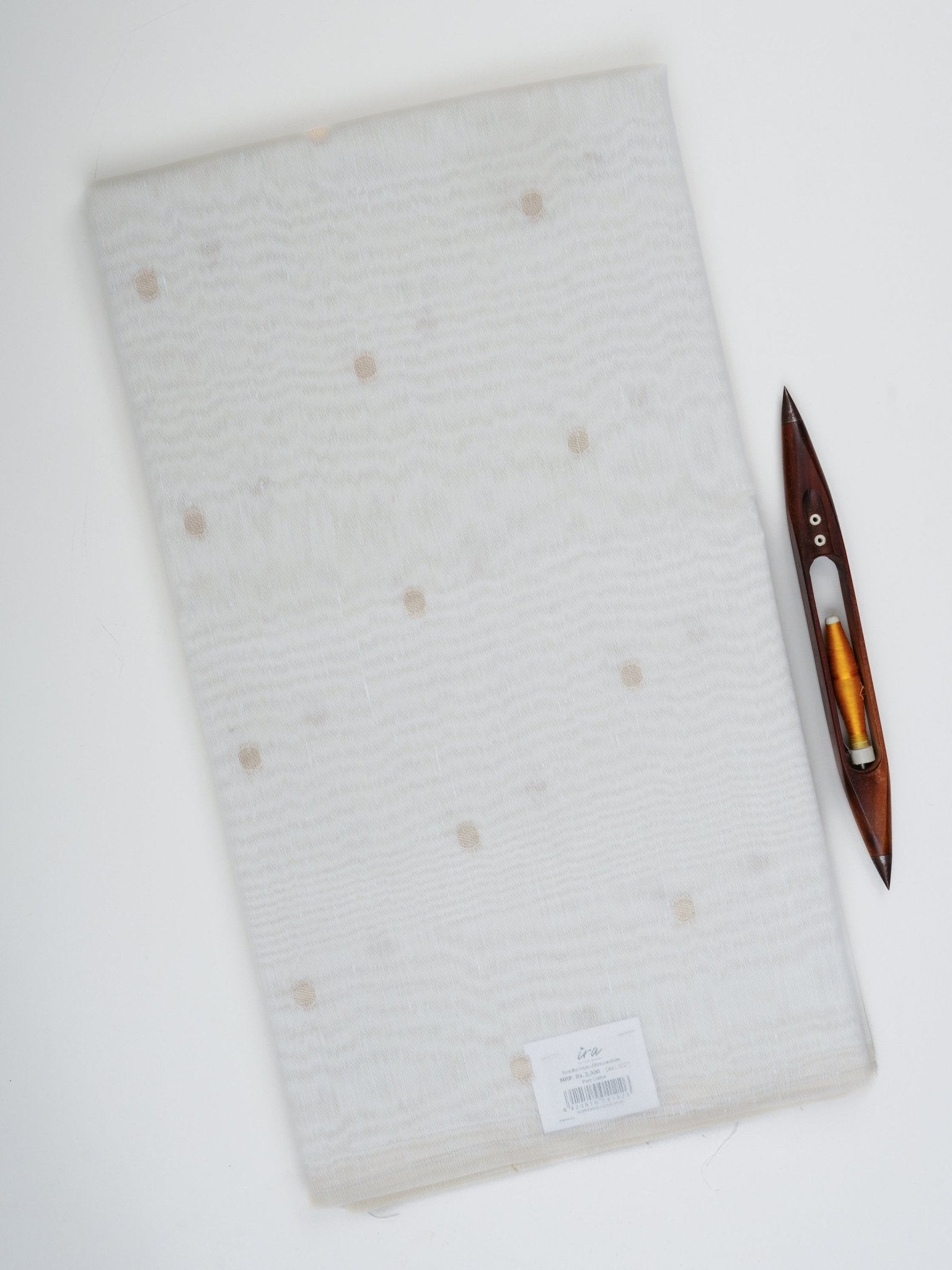 Cotton Cream Linen Cotton - Manoranjitham Weaves - Handloom Store