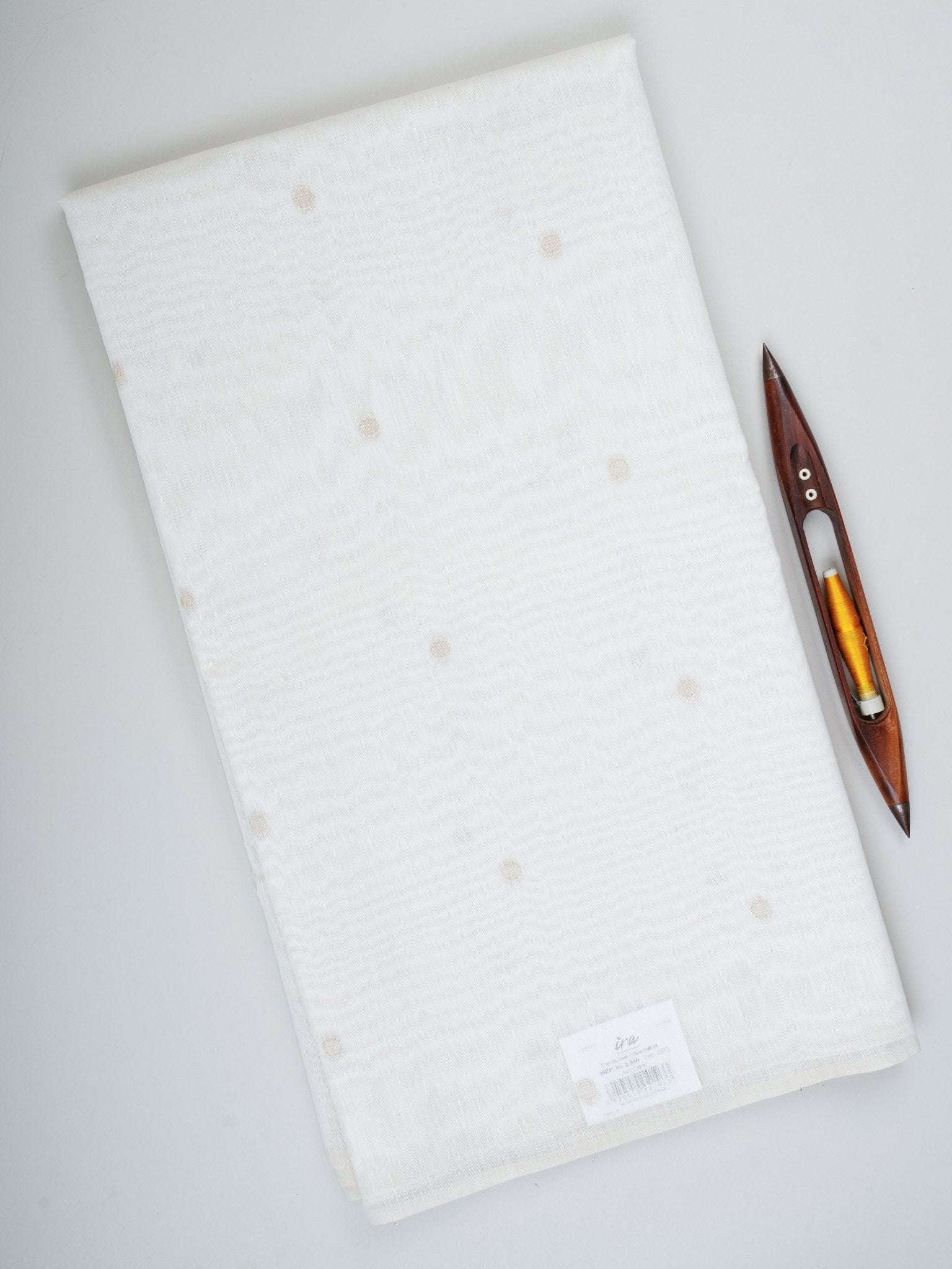 Cotton Cream Linen Cotton - Manoranjitham Weaves - Handloom Store