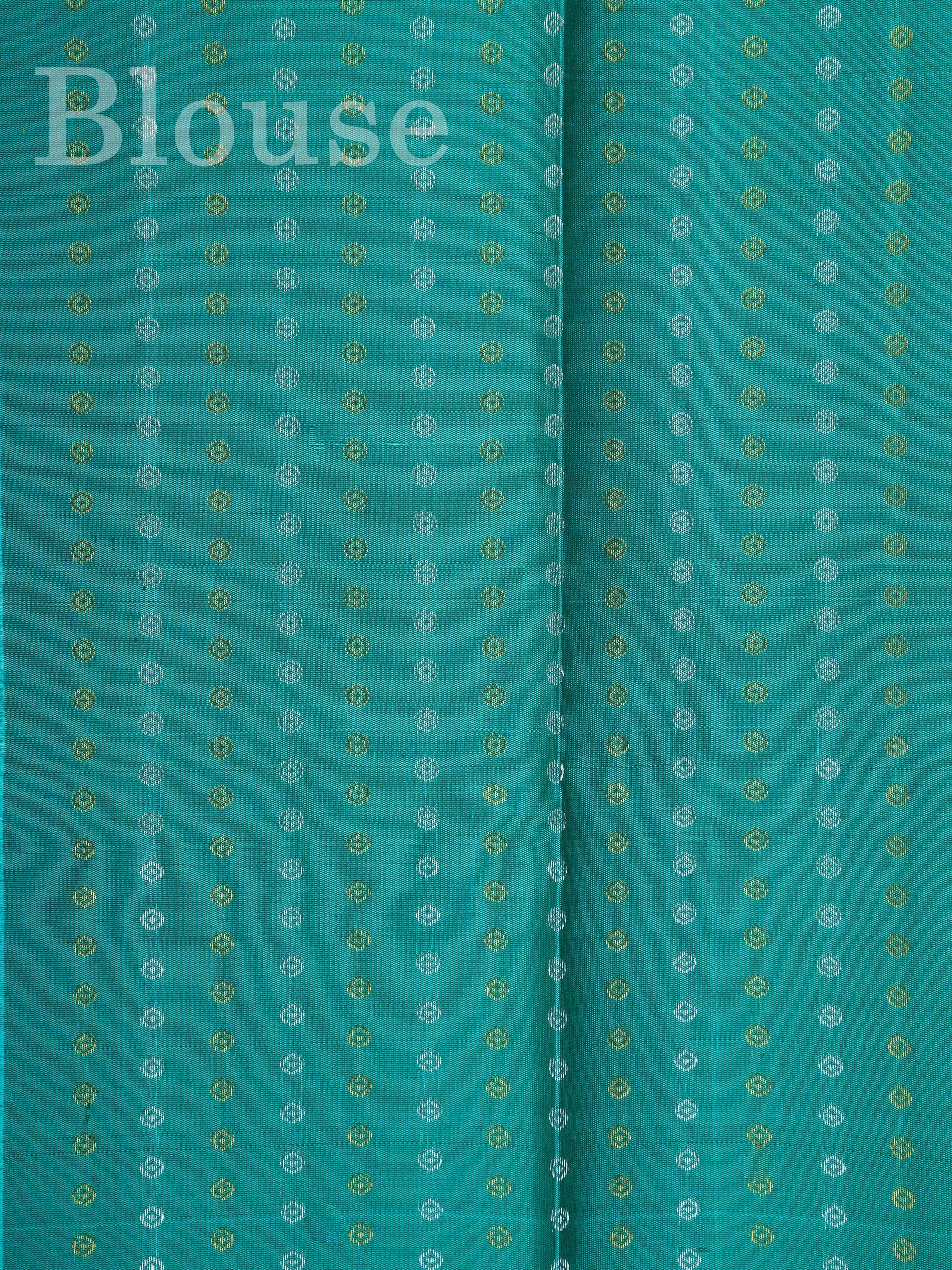 Kanchipuram Silk Pink 100% Pure Silk  - Manoranjitham Weaves - Handloom Store