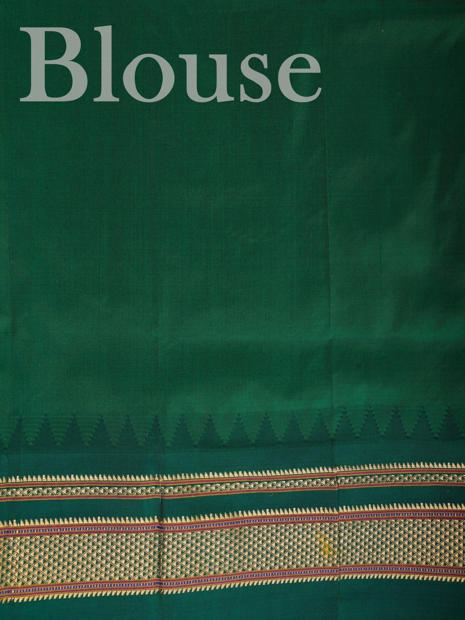 Narayanpet Orange 100% Pure Silk  - Manoranjitham Weaves - Handloom Store