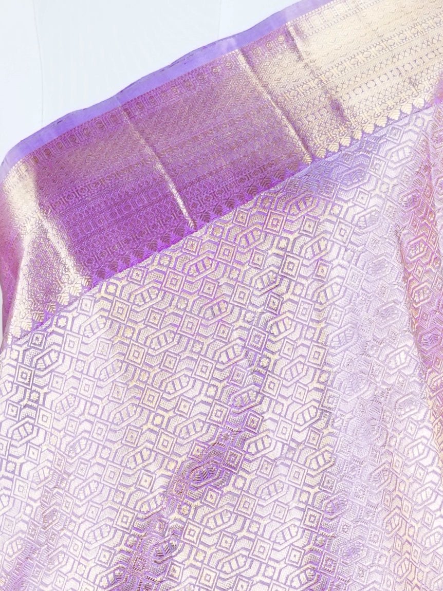 Kanchipuram Silk  100% Pure Silk  - Manoranjitham Weaves - Handloom Store
