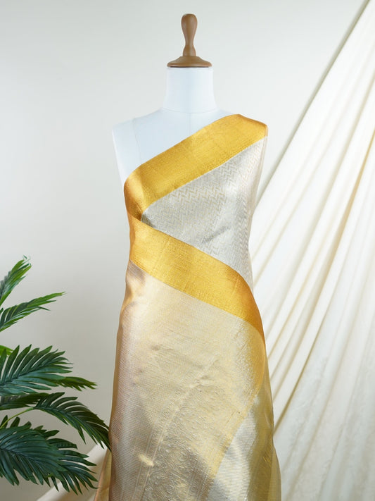 Kanchipuram Silk  100% Pure Silk  - Manoranjitham Weaves - Handloom Store