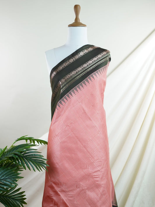 Gadwal Silk  100% Pure Silk  - Manoranjitham Weaves - Handloom Store