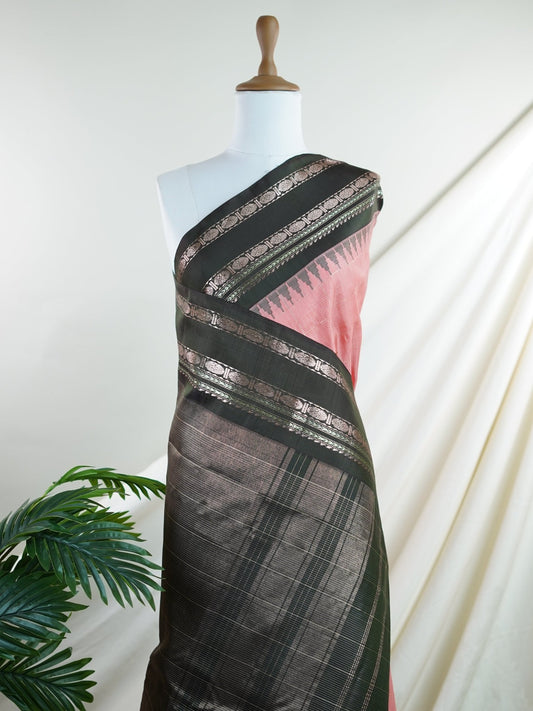 Gadwal Silk  100% Pure Silk  - Manoranjitham Weaves - Handloom Store