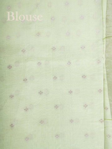 Katan Woven in the storied looms of Varanasi, this tissue saree is a luminous canvas of delicate embroidery. Its gossamer sheen and intricate handwork come together in a drape that feels both weightless and regal. A graceful choice for celebrations that call for quiet opulence. #TissueSaree #EmbroideredElegance #VaranasiHandloom #SheerLuxury #TimelessDrape Sadhana - Manoranjitham Weaves - Handloom Store