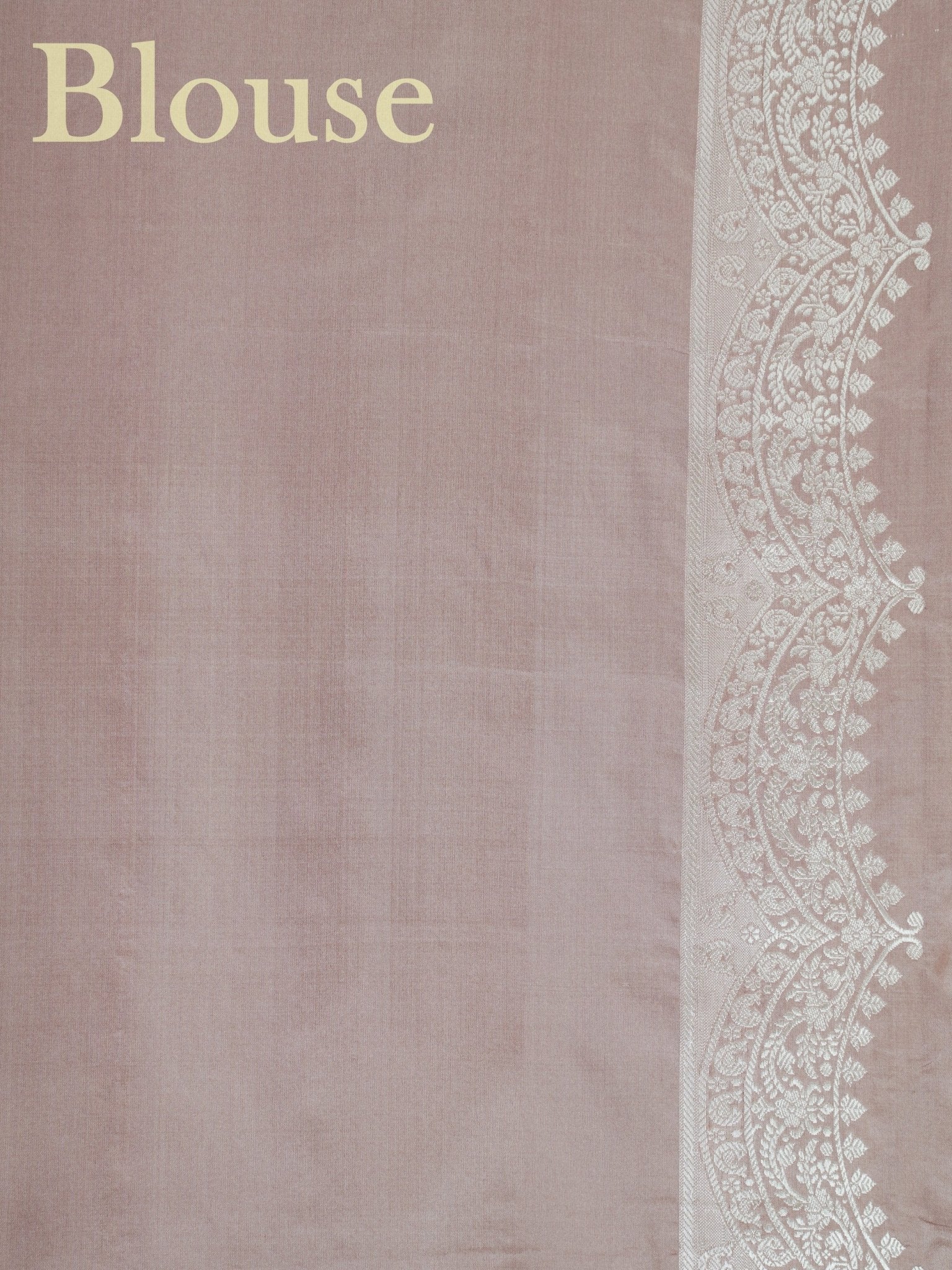 Katan Grey 100% Pure Katan Silk - Manoranjitham Weaves - Handloom Store