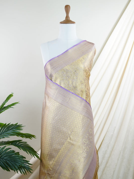 Kanchipuram Silk  100% Pure Silk  - Manoranjitham Weaves - Handloom Store