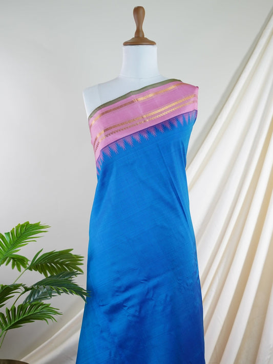 Gadwal Silk  100% Pure Silk  - Manoranjitham Weaves - Handloom Store