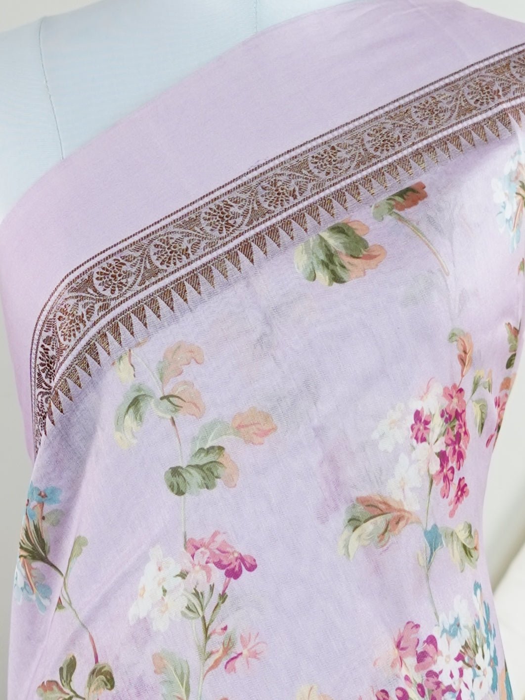 Cotton Purple Silk Cotton - Manoranjitham Weaves - Handloom Store