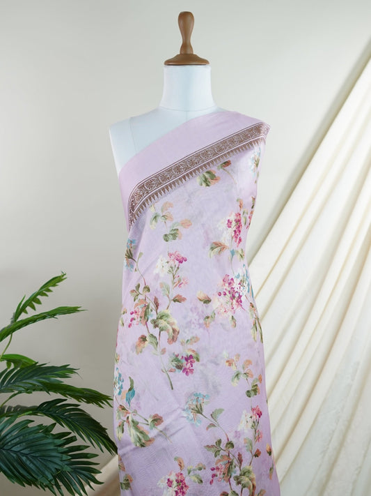 Cotton Purple Silk Cotton - Manoranjitham Weaves - Handloom Store