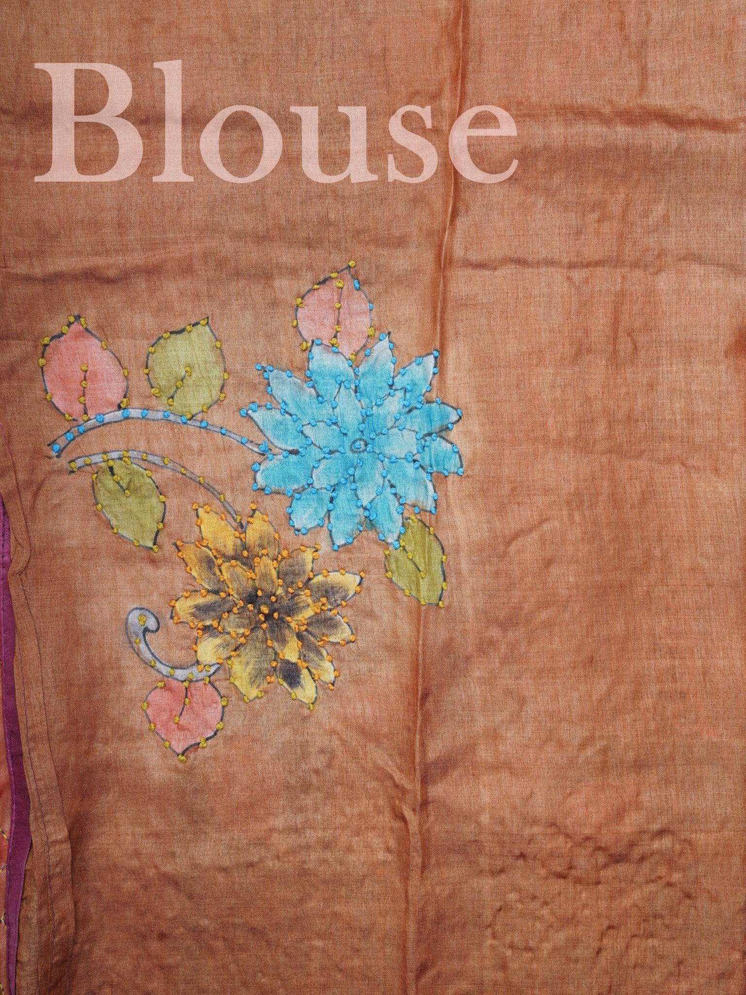 Tussar  100% Pure Tussar - Manoranjitham Weaves - Handloom Store