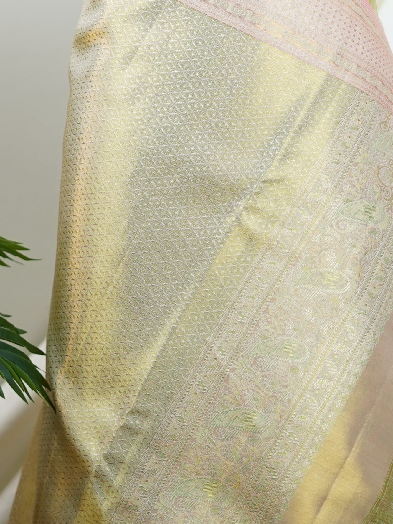 Kanchipuram Silk  100% Pure Silk  - Manoranjitham Weaves - Handloom Store